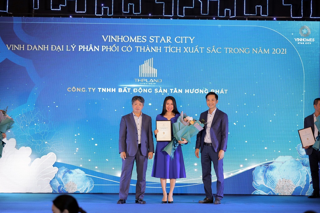 Tân Hương Phát – đại lý có thành tích bán hàng xuất sắc trong năm 2021 dự án Vinhomes Star City Thanh Hóa